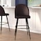 Flash Furniture 2PK 30" Brown LeatherSoft Armless Barstool AY-1026H-30-BR-GG - alternate 1
